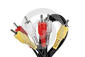 Audio video cable and plugs