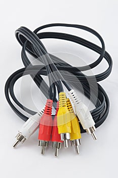 Audio-video cables.