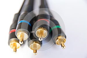 Audio and video connectors