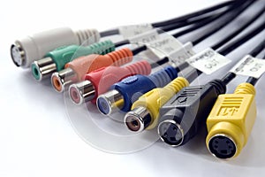 Audio and video connectors