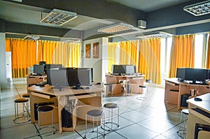 Audio and video editing teaching practice training room