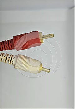 Audio video RCA cable for video and audio data transmission
