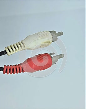 Audio video RCA cable for video and audio data transmission