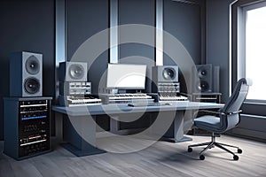 Audio workplace recording studio computer music studio