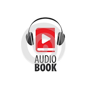 Audiobook. Vector logo template