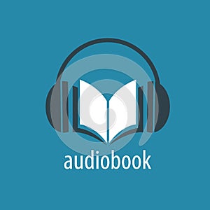 Audiobook. Vector logo template