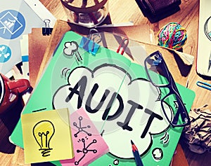 Audit Accounting Bookkeeping Finance Inspection Concept