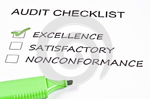 Audit checklist