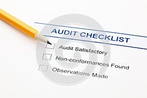 Audit checklist