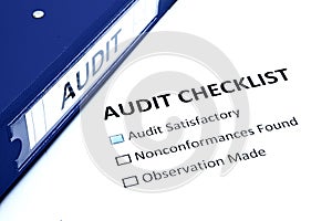 Audit checklist