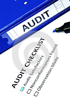 Audit checklist
