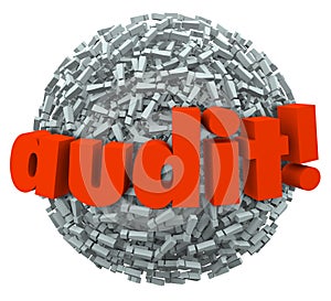 Audit Word Ball Anxiety Fear Tax Financial Accounting Practices