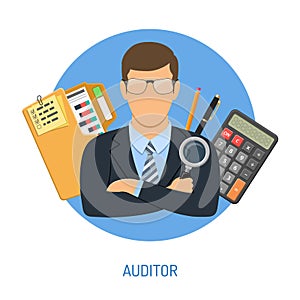 Auditor and Accounting Concept photo