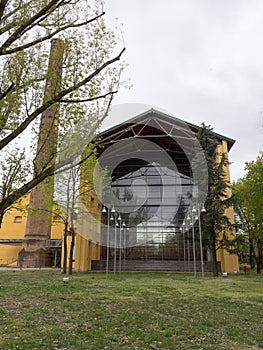 Auditorium Paganini, Congress Center Building in Parma in the ex-Eridania Urban Public Park, Parma