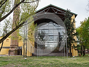 Auditorium Paganini, Congress Center Building in Parma in the ex-Eridania Urban Public Park, Parma