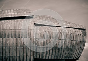 Auditorium Rome sepia detail