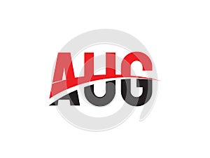 AUG Letter Initial Logo Design Vector Illustration
