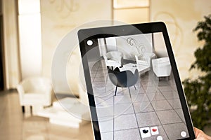 Augmented reality app - placing furniture in AR space