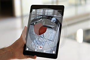 Augmented reality app - placing furniture in AR space