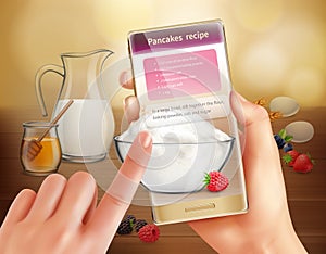 Augmented Reality Cooking Background