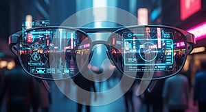 AI Smart Glasses: Future City View