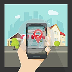 Augmented reality on mobile phone, virtual location smartphone navigation