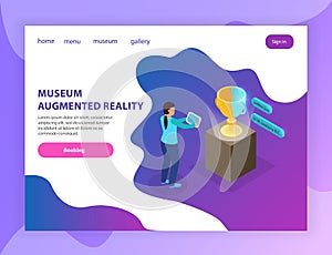 Augmented Reality Museum Landing Page