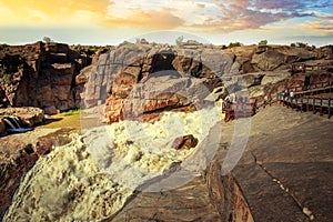 Augrabies Falls National Park Northern cape South Africa sunset