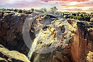 Augrabies Falls National Park Northern cape South Africa sunset