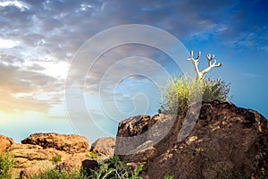 Augrabies Falls National Park Northern cape South Africa sunset