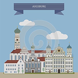 Augsburg, city in Germany photo