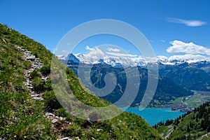 Augstmatthorn hiking trail in Switzerland