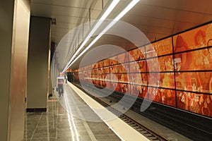 August 2018. Metropolitan Line 8A. Michurinsky Avenue station