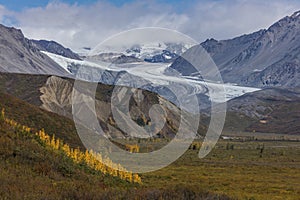 AUGUST 26, 2016 - Alaska Lookout view of Glacier off Richardson Highway, Route 4