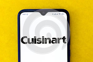 August 14, 2020, Brazil. In this photo illustration the Cuisinart logo seen displayed on a smartphone