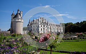 29 AUGUST 2015, FRANCE: French castle Chateau de Chenonceau