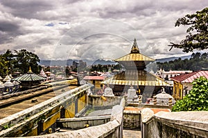 August 18, 2014 - Pashupatinath Temple in Kathmandu, Nepal