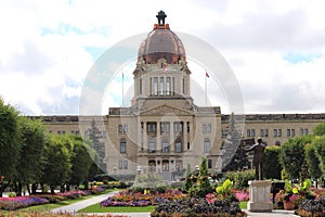 August Saskatchewan Legislature with newly refurbished dome