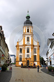 Old town of Suhl in Germany