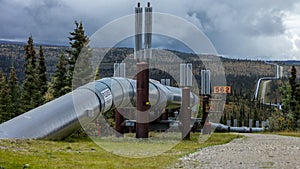 August 26, 2016: Trans-Alaska Pipeline moves crude oil from Prudhoe Bay to the ice free port of Valdez, Alaska