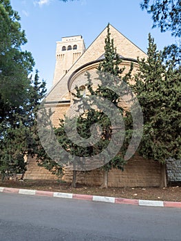 Augusta Victoria Hospital Compound church and tower, Jerusalem