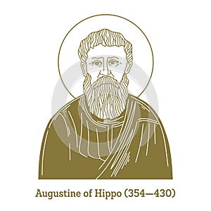 Augustine of Hippo 354-430 was a theologian and philosopher. His writings influenced the development of Western philosophy