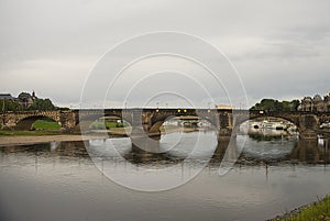 Augustus bridge, Dresden, Germany