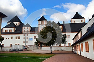 Augustusburg Castle in Saxony, Germany. It was a hunting lodge built by Prince Elector Augustus in 1572