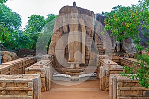Aukana buddha statue in Sri Lanka
