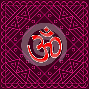 Aum Om The Holy Motif