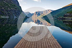 Aurland fjord photo