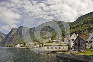 Aurland Fjordscape photo