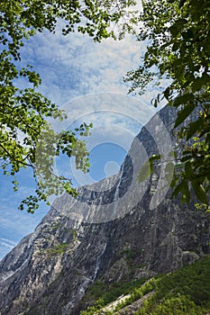 Aurland, Norway waterfall