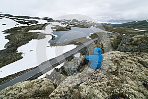 Aurlandsfjellet - scenic route in Norway